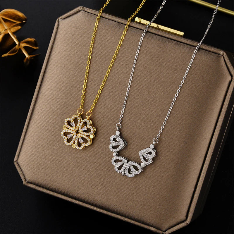 Magnetic Clover Necklace